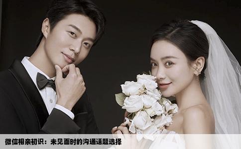 微信相親初識(shí)：未見面時(shí)的溝通話題選擇